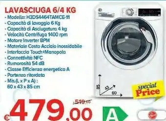 MD Discount Lavasciuga 6 kg offerta