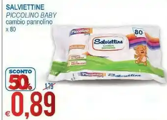 MD Discount Salviettine piccolino baby offerta