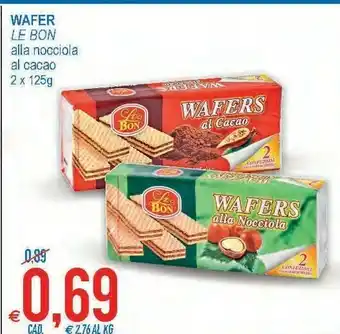 MD Discount Wafer al cacao 250 g(ml) offerta