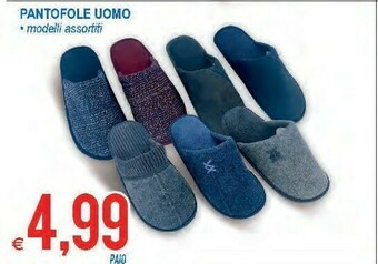 MD Discount Pantofole uomo offerta
