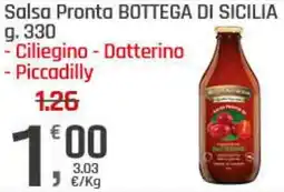 Supermercati Dok Salsa Pronta BOTTEGA DI SICILIA offerta