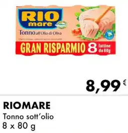Iper Tosano RIOMARE Tonno sott'olio offerta