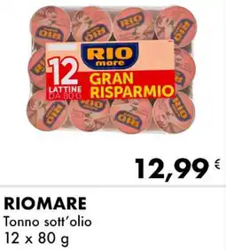Iper Tosano RIOMARE Tonno sott'olio offerta