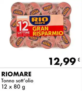 RIOMARE Tonno sott'olio
