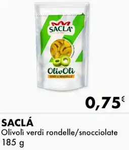 Iper Tosano SACLÁ Olivoli verdi rondelle/snocciolate offerta