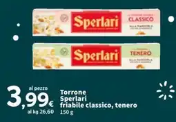 Sigma Torrone Sperlari friabile classico, tenero offerta