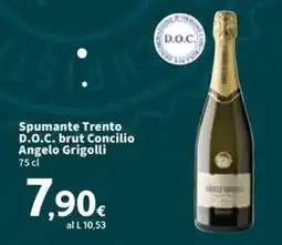 Sigma Spumante Trento D.O.C. brut Concilio Angelo Grigolli offerta