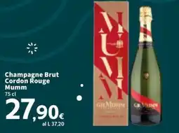 Sigma Champagne Brut Cordon Rouge Mumm offerta