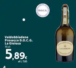 Sigma Valdobbiadene Prosecco D.O.C.G. La Gioiosa offerta