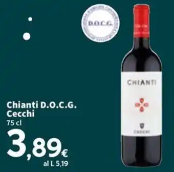 Sigma Chianti D.O.C.G. Cecchi offerta