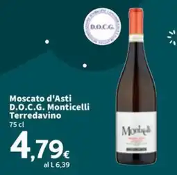 Sigma Moscato d'Asti D.O.C.G. Monticelli Terredavino offerta
