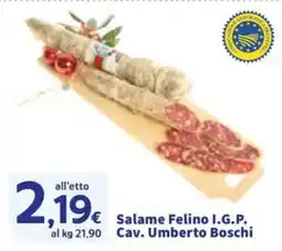 Sigma Salame Felino I.G.P. Cav. Umberto Boschi offerta