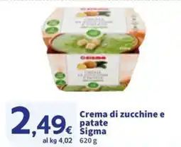 Sigma Crema di zucchine e patate Sigma offerta