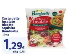 Sigma Carta delle Insalate Ricetta Squisita Bonduelle offerta