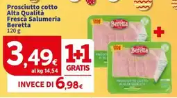 Sigma Prosciutto cotto Alta Qualità Fresca Salumeria Beretta offerta