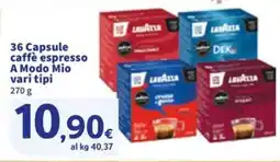 Sigma 36 Capsule caffè espresso A Modo Mio offerta