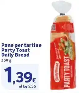 Sigma Pane per tartine Party Toast Daily Bread offerta
