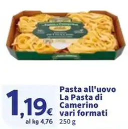 Sigma Pasta all'uovo La Pasta di Camerino offerta