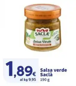 Sigma Salsa verde Saclà offerta