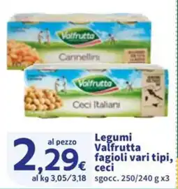 Sigma Legumi Valfrutta fagioli ceci offerta