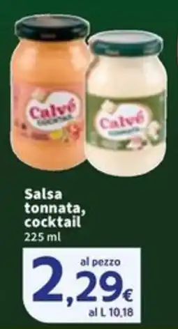 Sigma Salsa tonnata, cocktail offerta