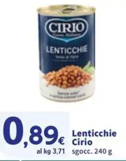 Sigma Lenticchie Cirio offerta