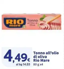 Sigma Tonno all'olio di oliva Rio Mare offerta
