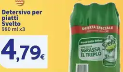 Sigma Detersivo per piatti Svelto offerta