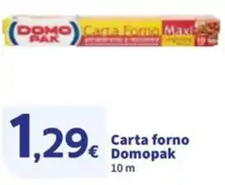 Sigma Carta forno Domopak 10 m offerta