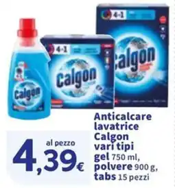 Sigma Anticalcare lavatrice Calgon vari tipi gel , polvere , tabs offerta