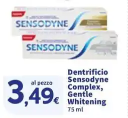 Sigma Dentrificio Sensodyne Complex, Gentle Whitening offerta