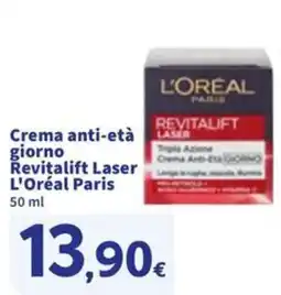 Sigma Crema anti-età giorno Revitalift Laser L'Oréal Paris offerta
