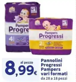 Sigma Pannolini Progressi Pampers offerta
