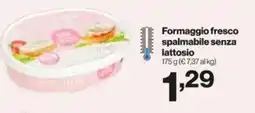 In'S Mercato Formaggio fresco spalmabile senza lattosio offerta