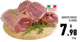 Conad Arrosto fresco di suino offerta