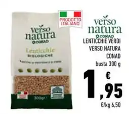 Conad Lenticchie verdi VERSO NATURA CONAD offerta