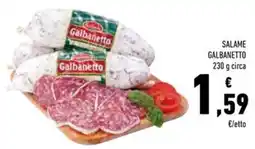 Conad Salame galbanetto offerta