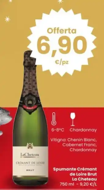 Spumante Crémant de Loire Brut La Cheteau