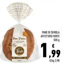 Conad Pane di semola affettato forte offerta