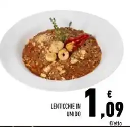 Conad Lenticchie in umido offerta