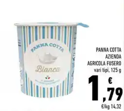 Conad Panna cotta azienda agricola fusero offerta