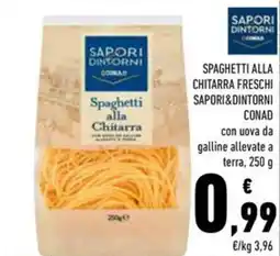 Conad Spaghetti alla chitarra freschi SAPORI & DINTORNI CONAD offerta