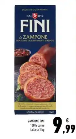 Conad ZAMPONE FINI 100% carne italiana offerta