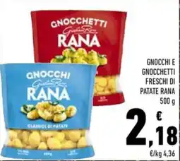 Conad Gnocchi e gnocchetti freschi di patate rana offerta