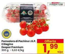 Eurospar Pomodoro di Pachino I.G.P. Ciliegino Despar Premium offerta