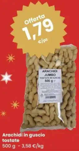 Eurospar Arachidi in guscio tostate offerta