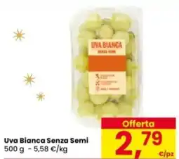 Eurospar Uva Bianca Senza Semi offerta