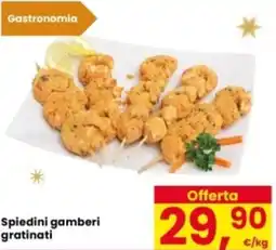 Eurospar Spiedini gamberi gratinati offerta