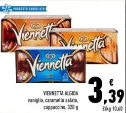Conad VIENNETTA ALGIDA vaniglia, caramello salato, cappuccino offerta