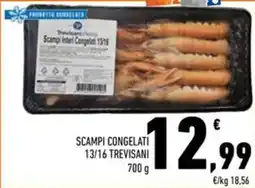 Conad Scampi congelati 13/16 trevisani offerta